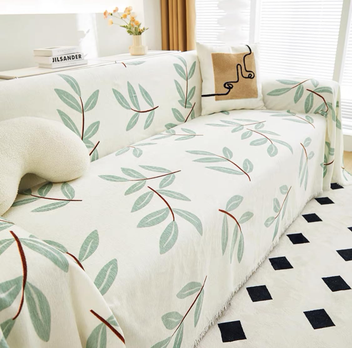 Super Soft Throws for Sofa and Couch - Emerald Fern Green