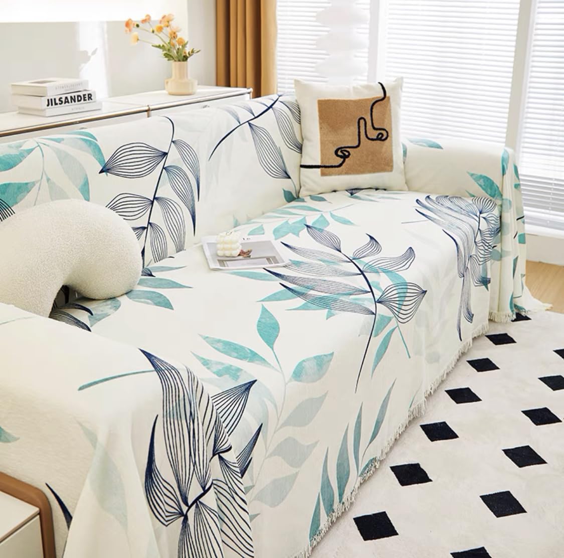 Super Soft Throws for Sofa and Couch – Tropical Oasis Green