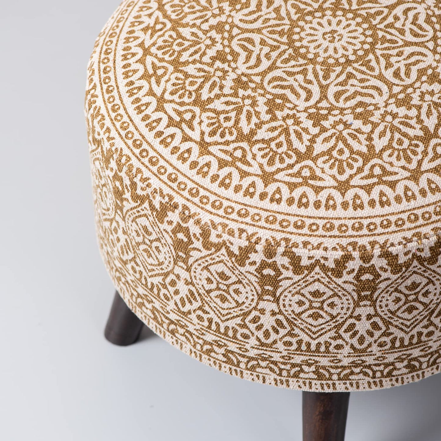 Handcrafted Mandala Tuffet-17 Inches
