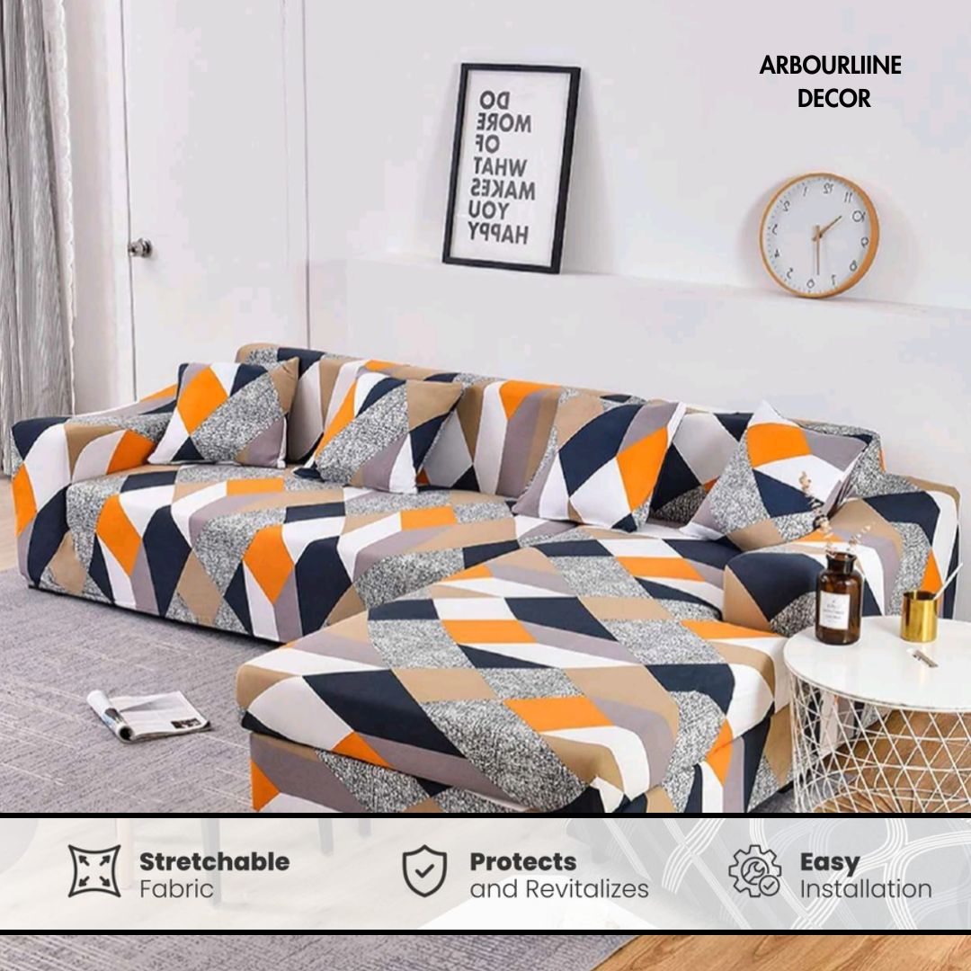 L Shape Flexible & Dust-Proof Sofa Cover