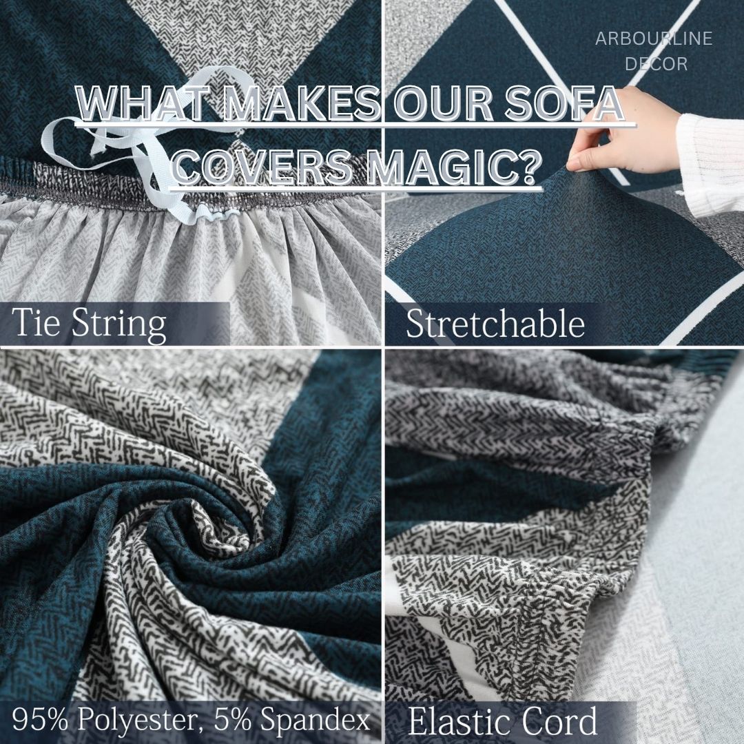 L Shape Flexible & Dust-Proof Sofa Cover
