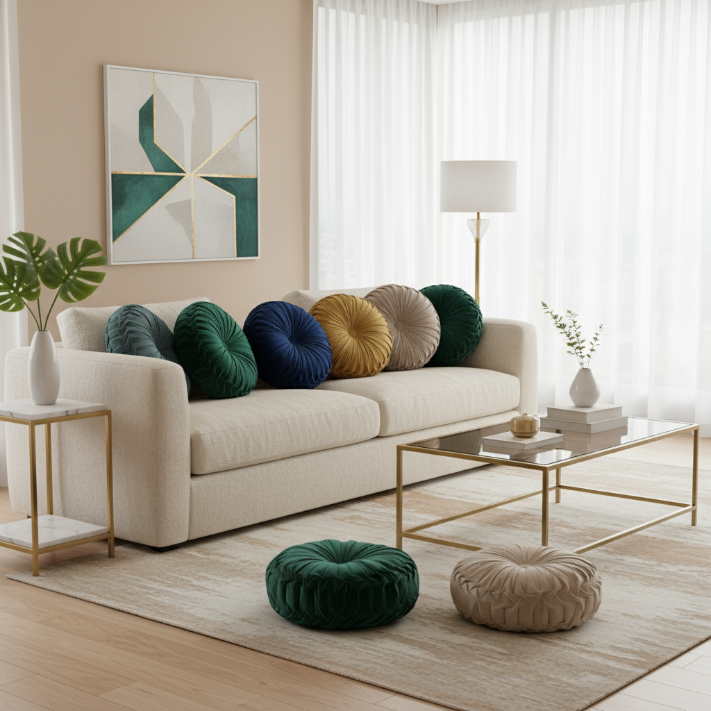 Arbourline Luxe Round Pillow