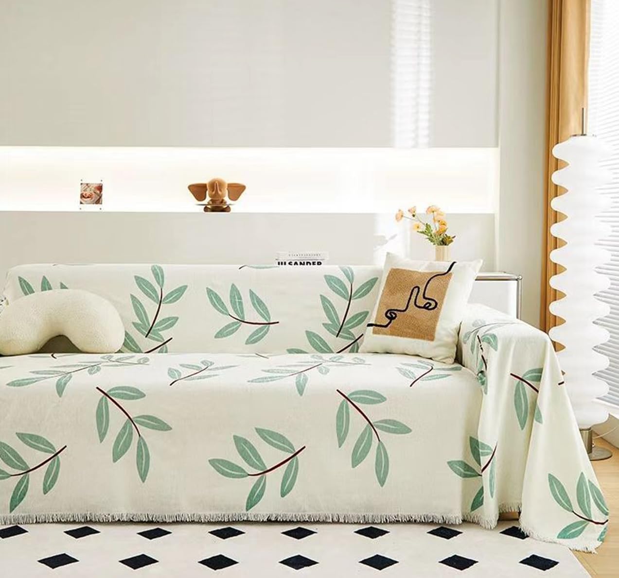 Super Soft Throws for Sofa and Couch - Emerald Fern Green
