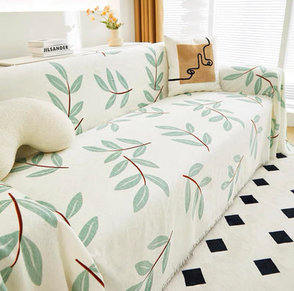 Super Soft Throws for Sofa and Couch - Emerald Fern Green