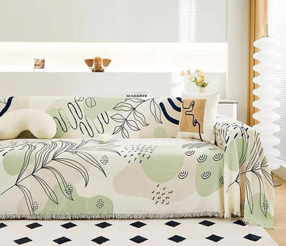 Super Soft Throws for Sofa and Couch – Forest Canopy Green