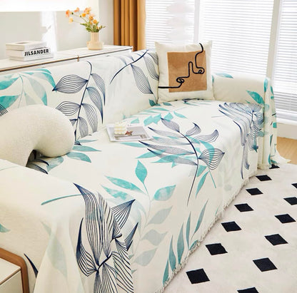 Super Soft Throws for Sofa and Couch – Tropical Oasis Green