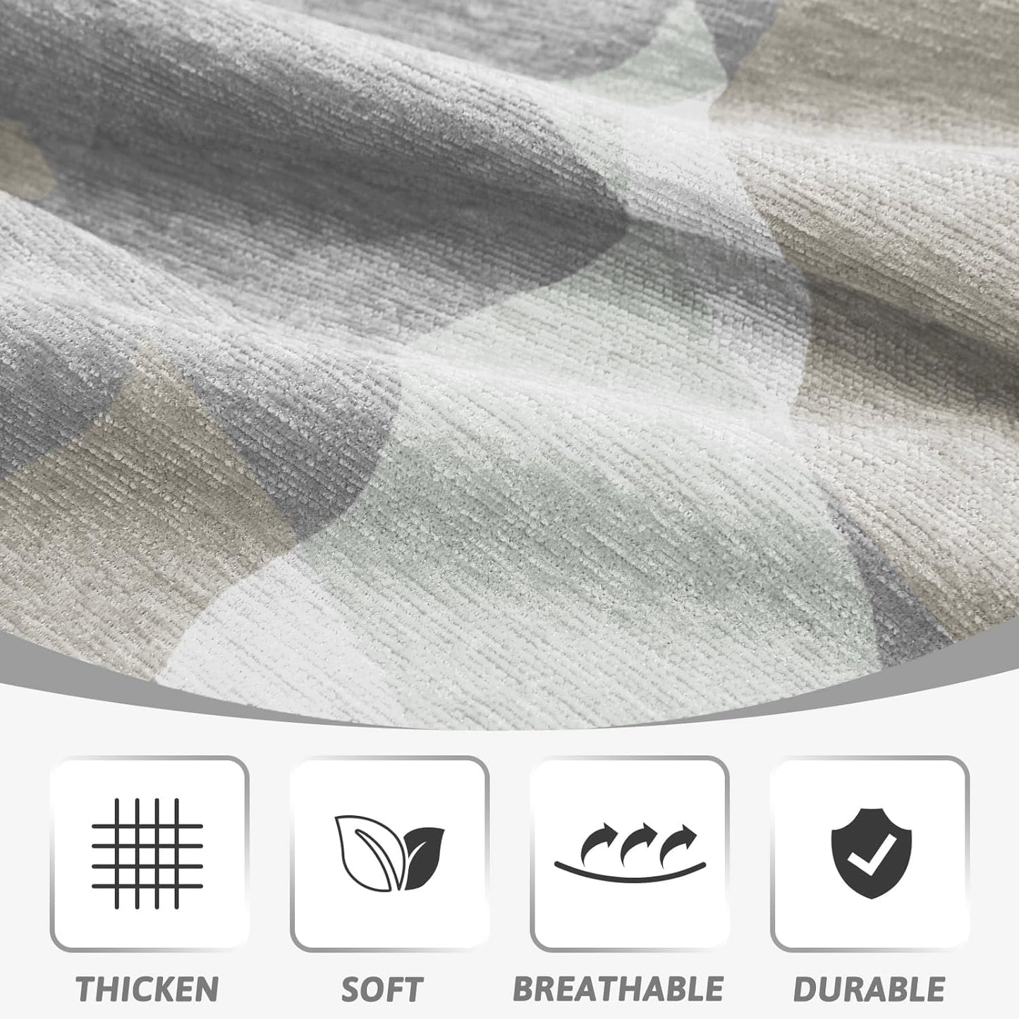 Super Soft Throws for Sofa and Couch – Ivory Prism White