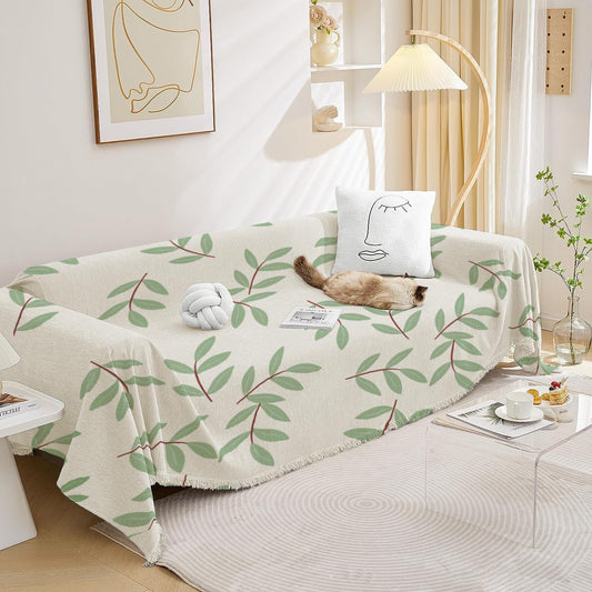 Super Soft Throws for Sofa and Couch - Emerald Fern Green