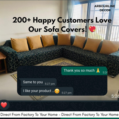 L Shape Flexible & Dust-Proof Sofa Cover